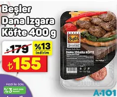 BEŞLER DANA IZGARA KÖFTE 400 G